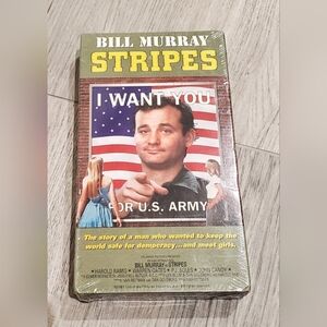Bill Murray Stripes VHS Tape Brand New Sealed 1996